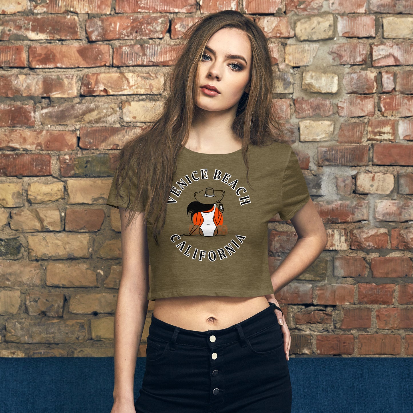 Venice Beach Women’s Crop Tee - Activewear Well