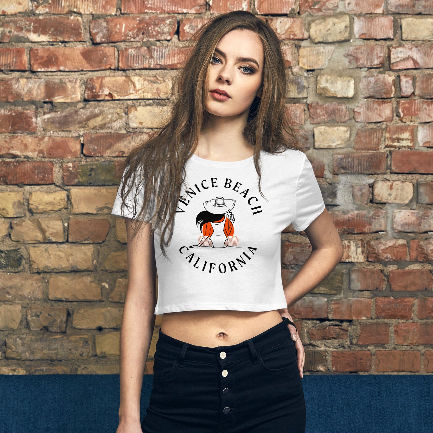 Venice Beach Women’s Crop Tee - Activewear Well