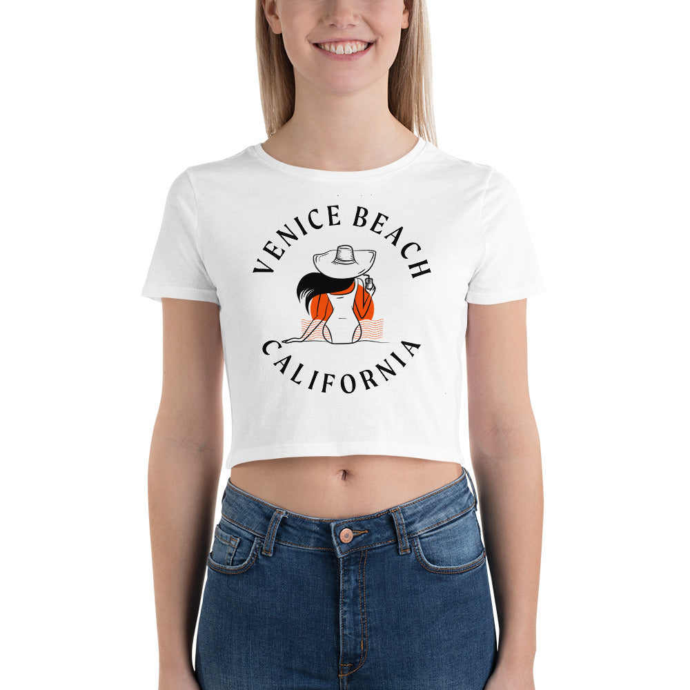 Venice Beach Women’s Crop Tee - Activewear Well