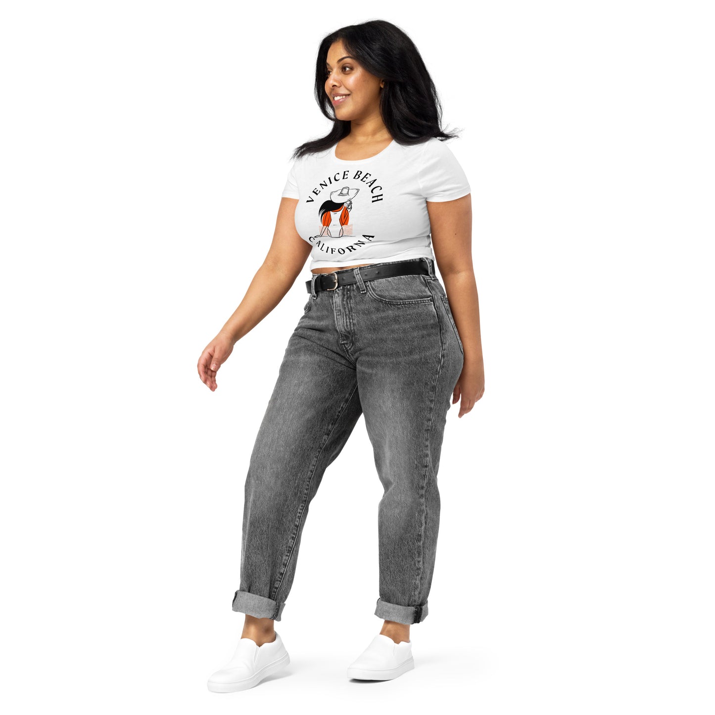 Venice Beach Women’s Crop Tee - Activewear Well