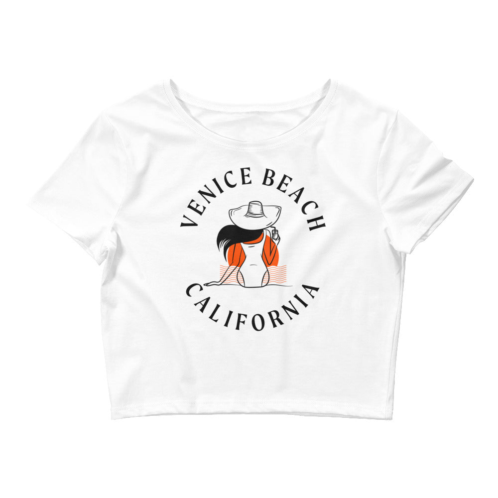 Venice Beach Women’s Crop Tee - Activewear Well