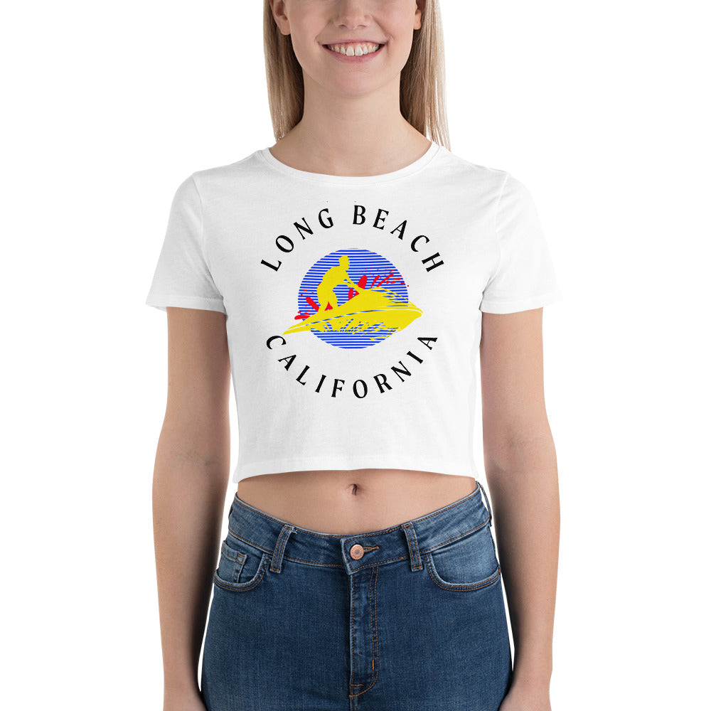 Long Beach Women’s Crop Tee - Activewear Well