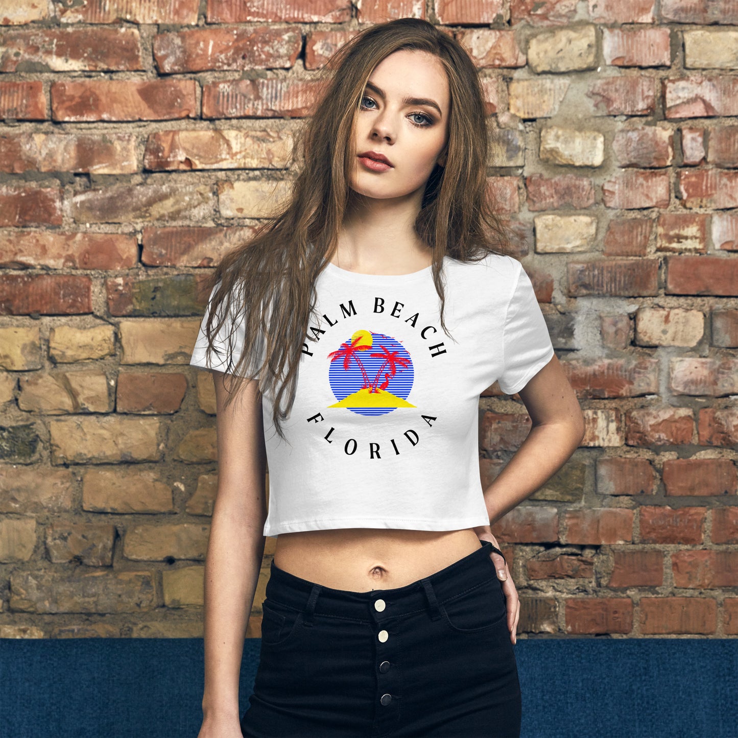 Palm Beach Women’s Crop Tee - Activewear Well