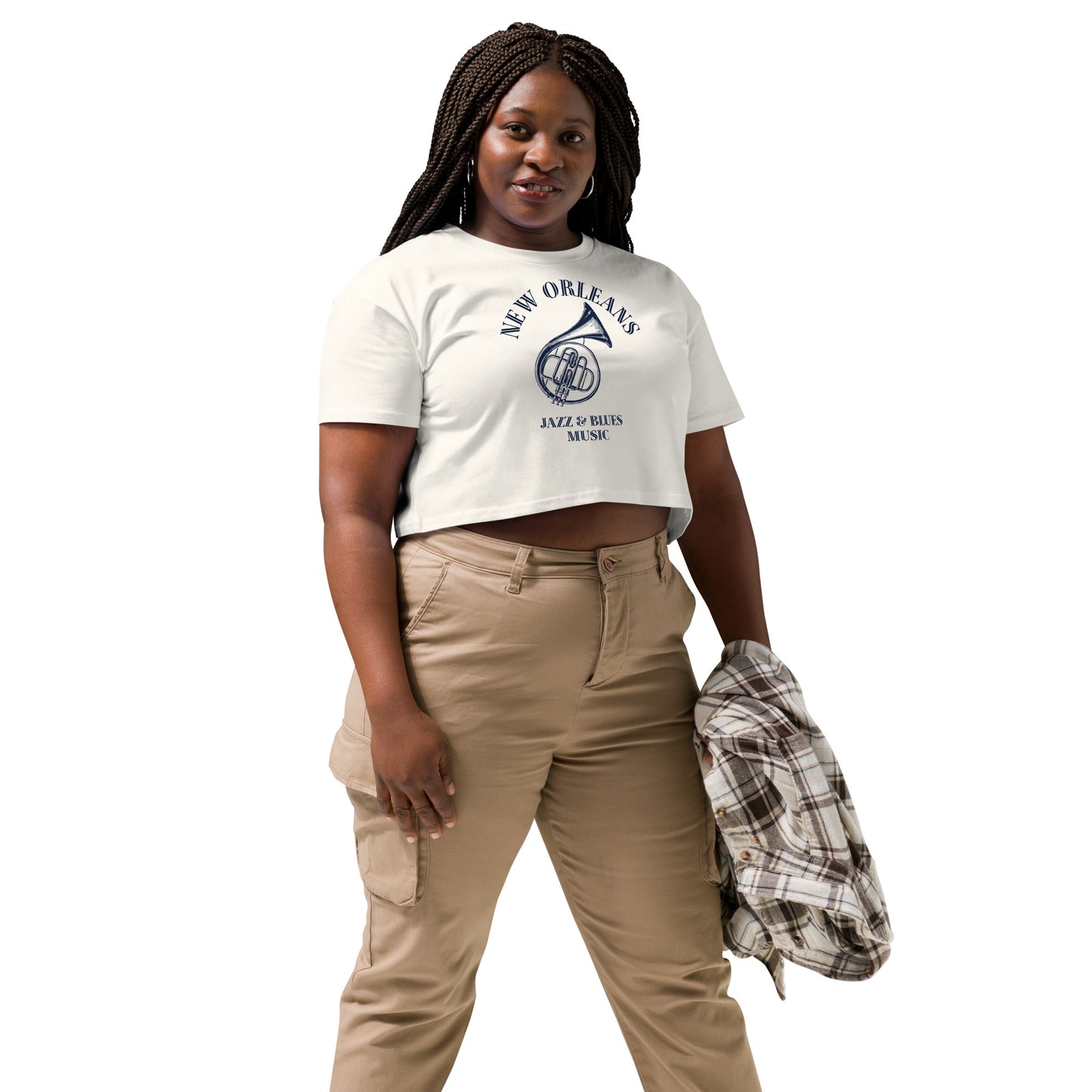 New Orleans Jazz Women’s crop top - Activewear Well