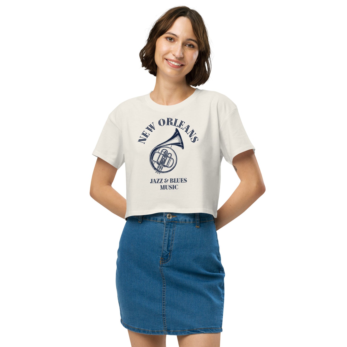 New Orleans Jazz Women’s crop top - Activewear Well