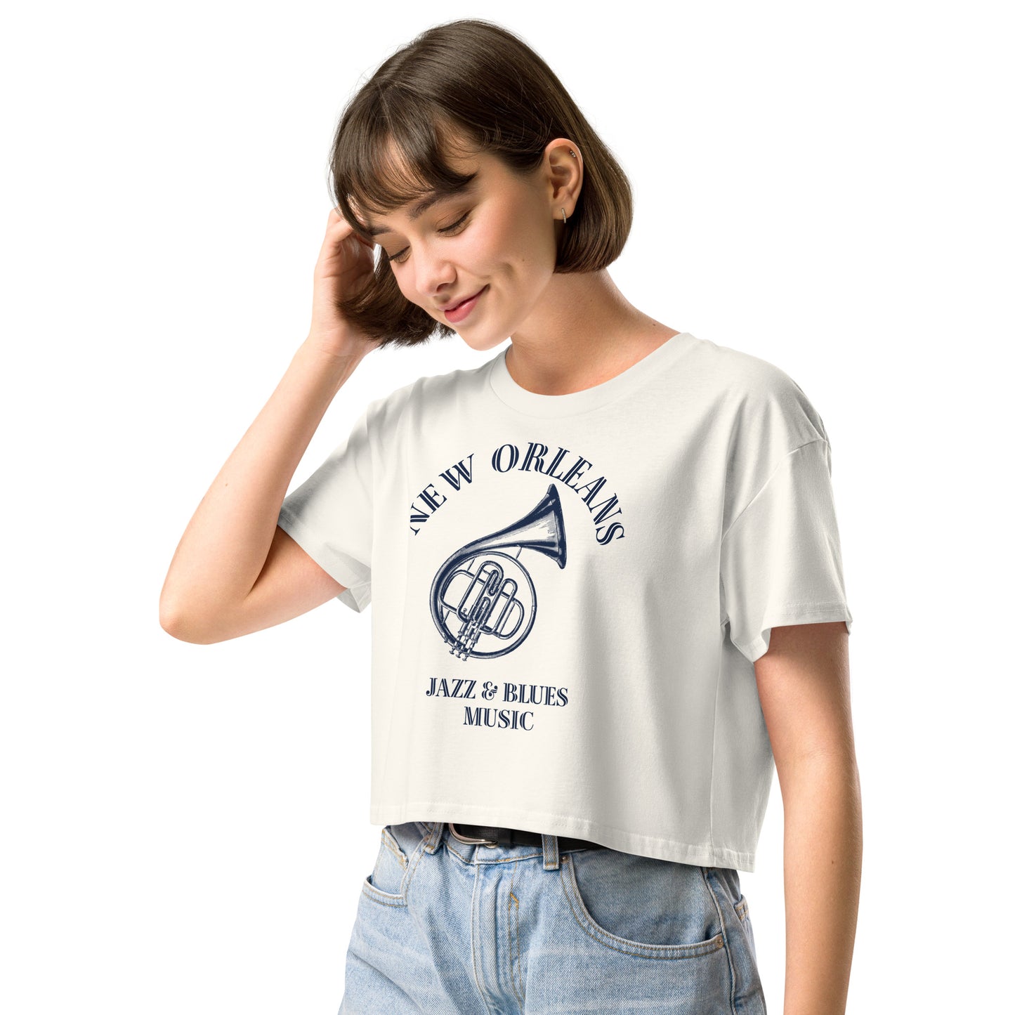 New Orleans Jazz Women’s crop top - Activewear Well
