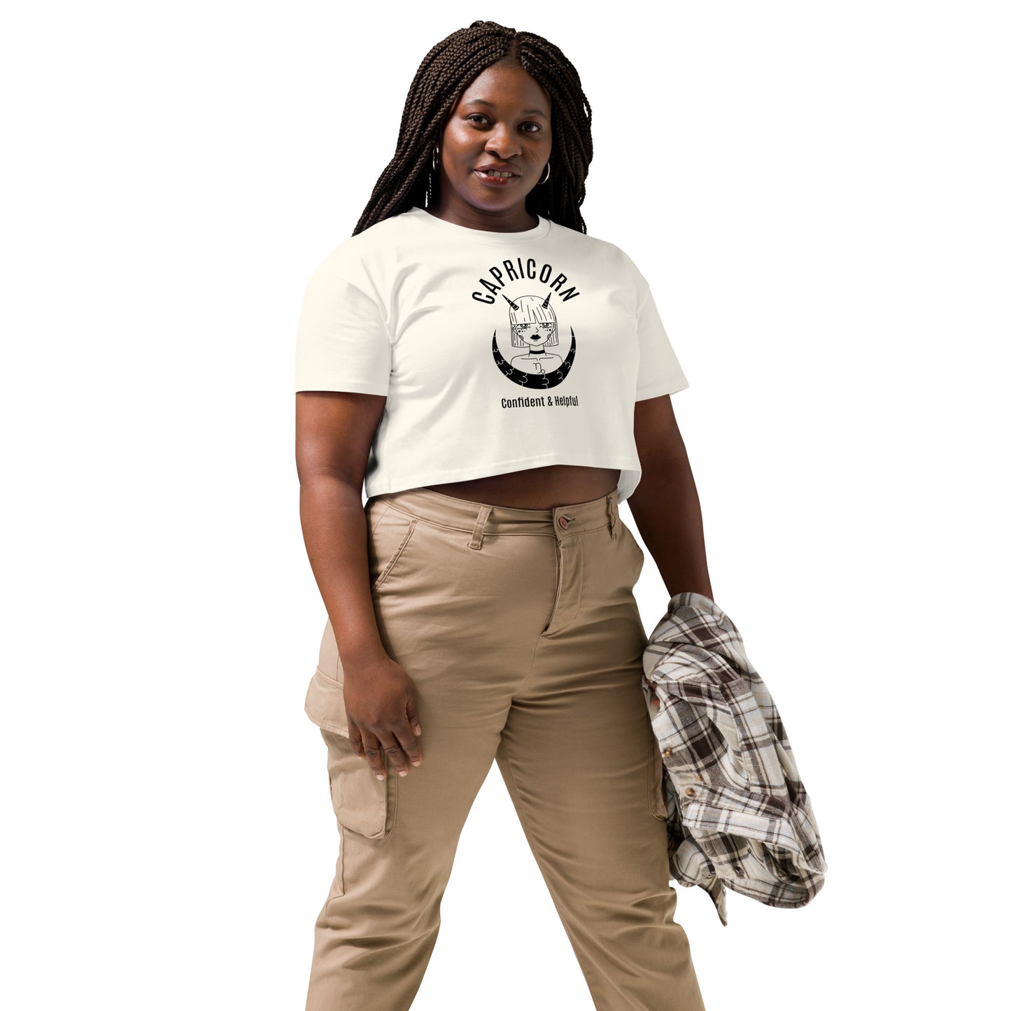 Capricorn Women’s crop top - Activewear Well