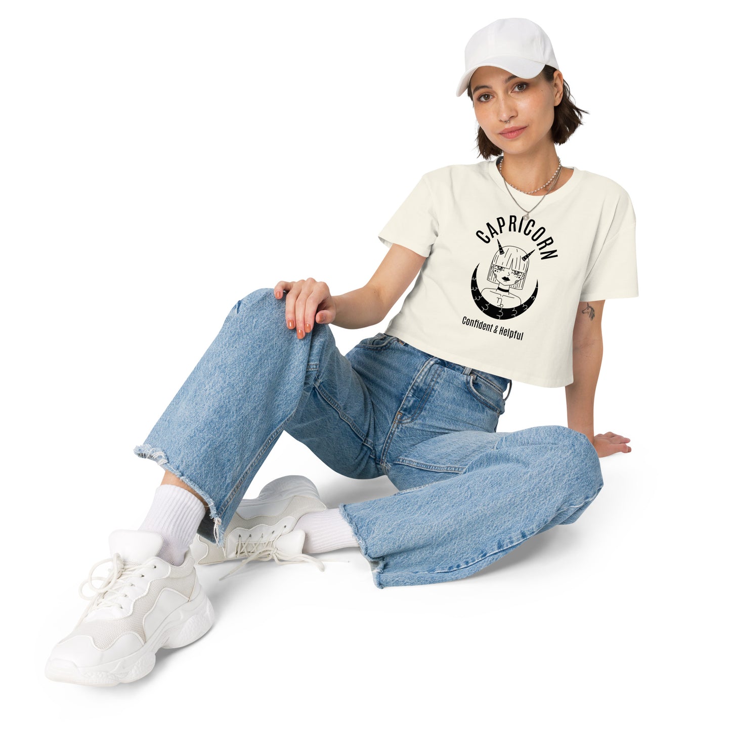 Capricorn Women’s crop top - Activewear Well