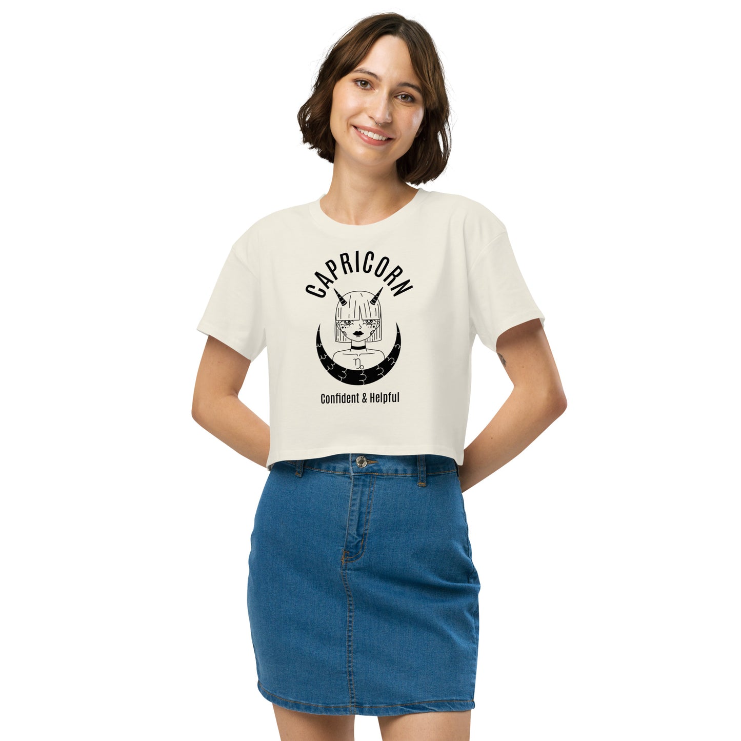Capricorn Women’s crop top - Activewear Well