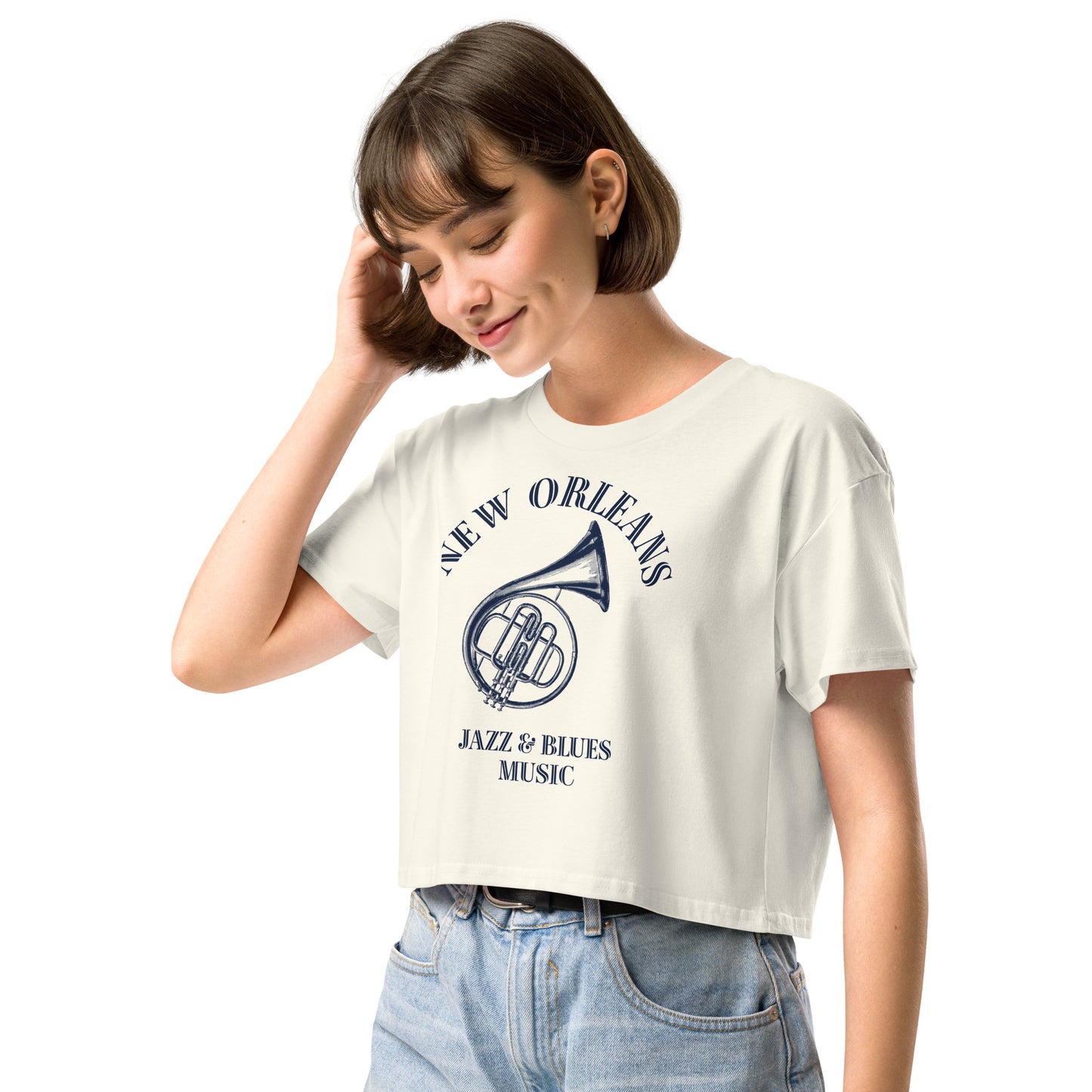 New Orleans Jazz Women’s crop top - Activewear Well