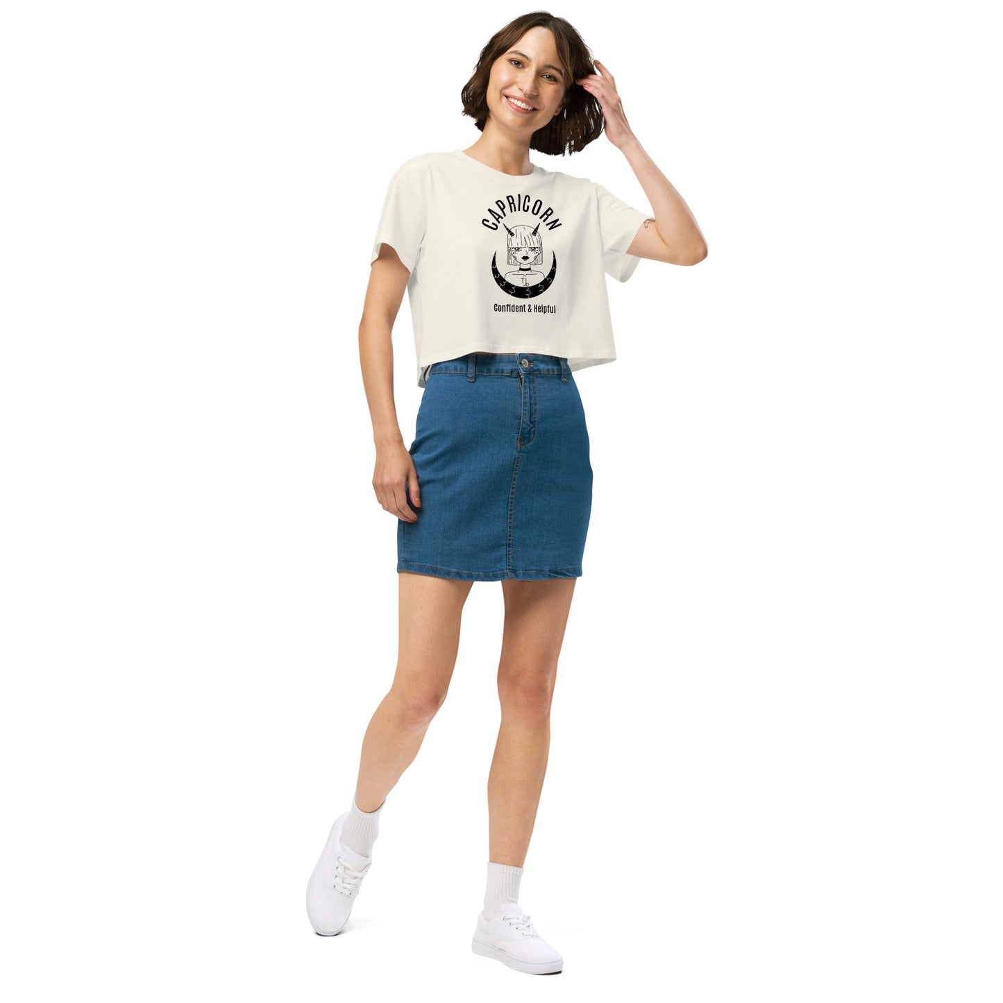Capricorn Women’s crop top - Activewear Well