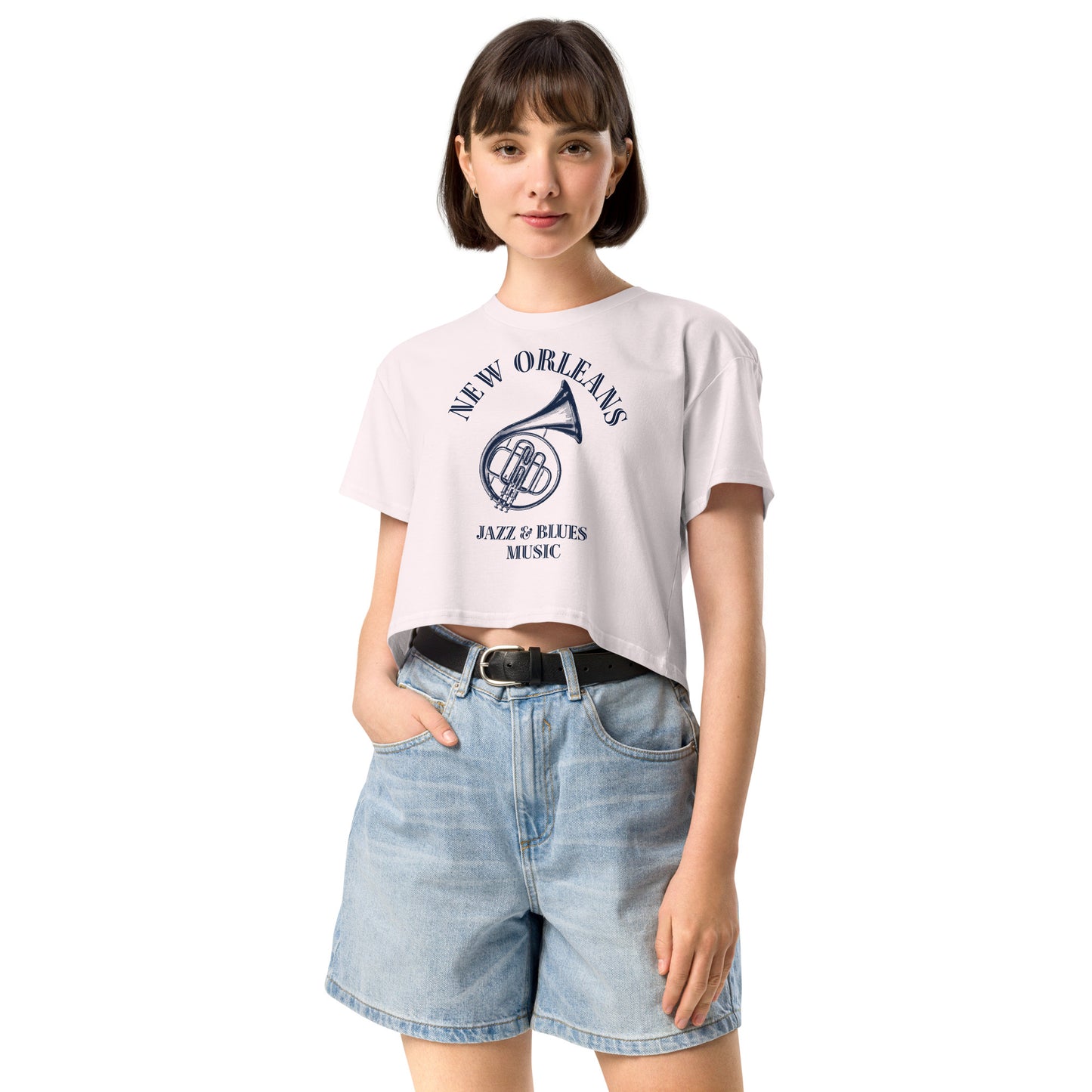 New Orleans Jazz Women’s crop top - Activewear Well