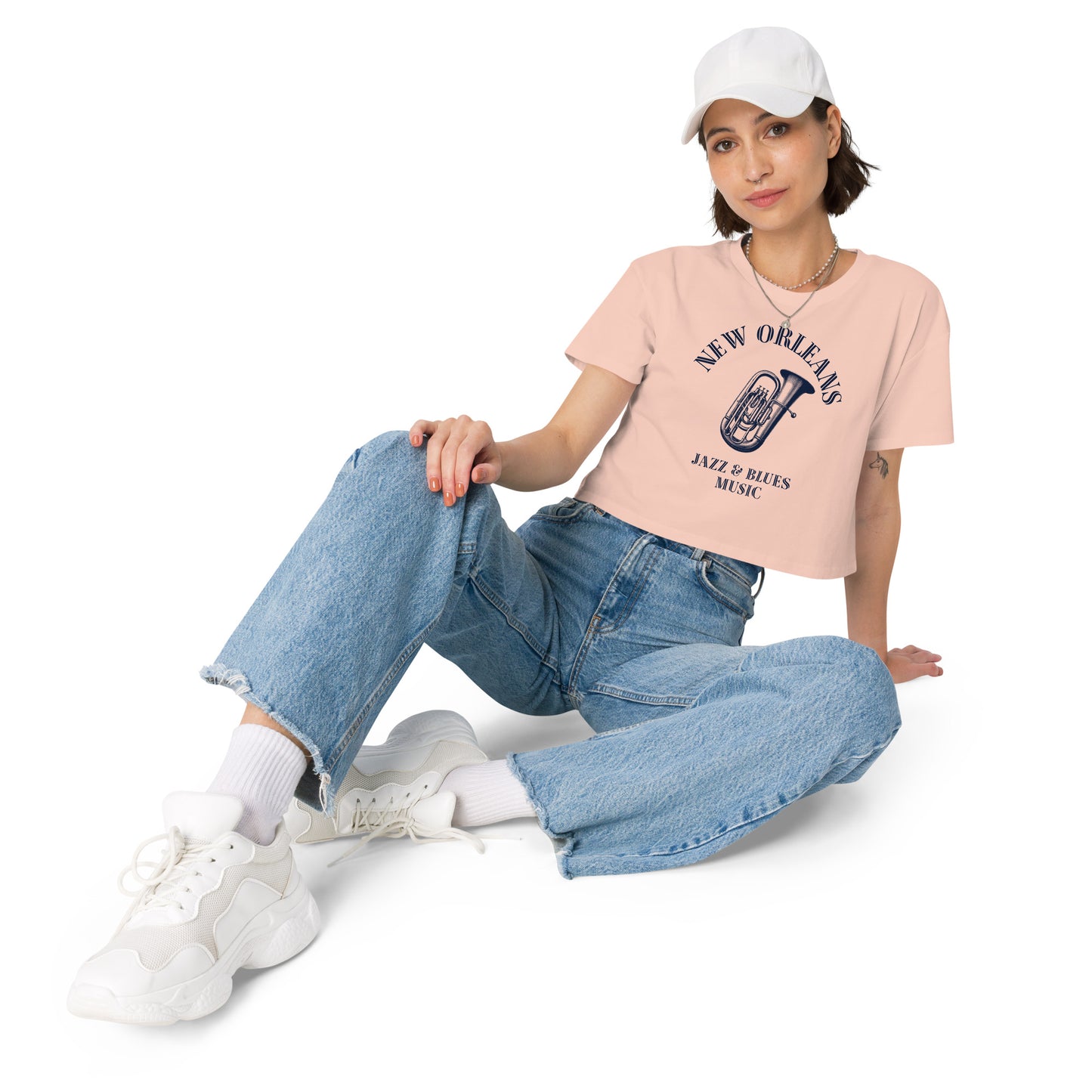 New Orleans Women’s crop top - Activewear Well