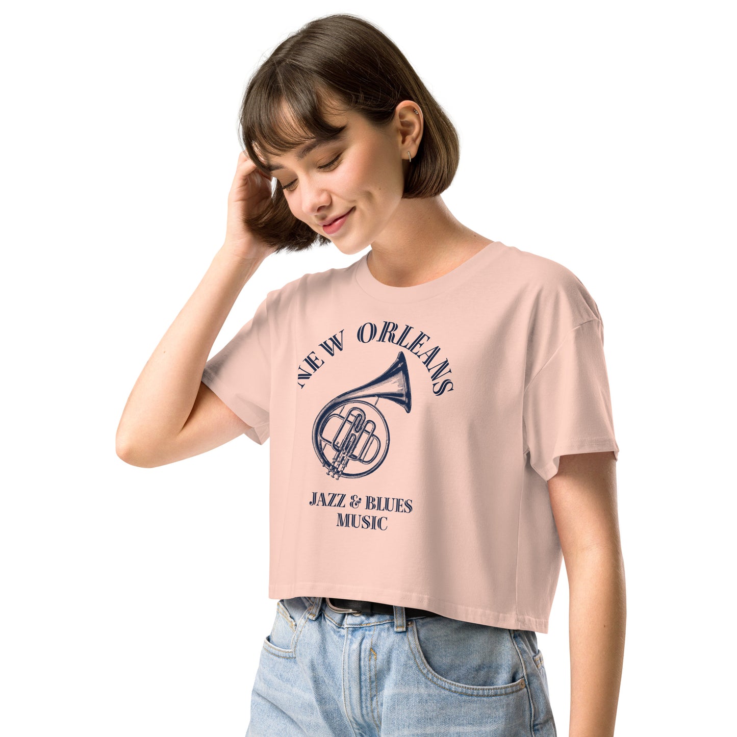 New Orleans Jazz Women’s crop top - Activewear Well