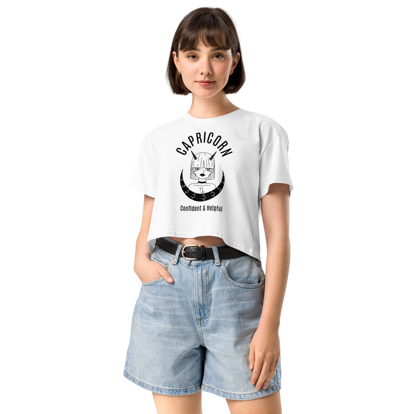 Capricorn Women’s crop top - Activewear Well