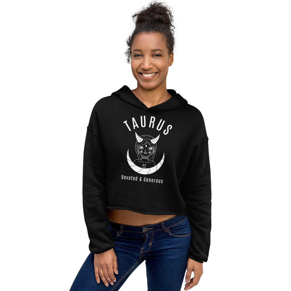 Taurus Crop Hoodie - Activewear Well
