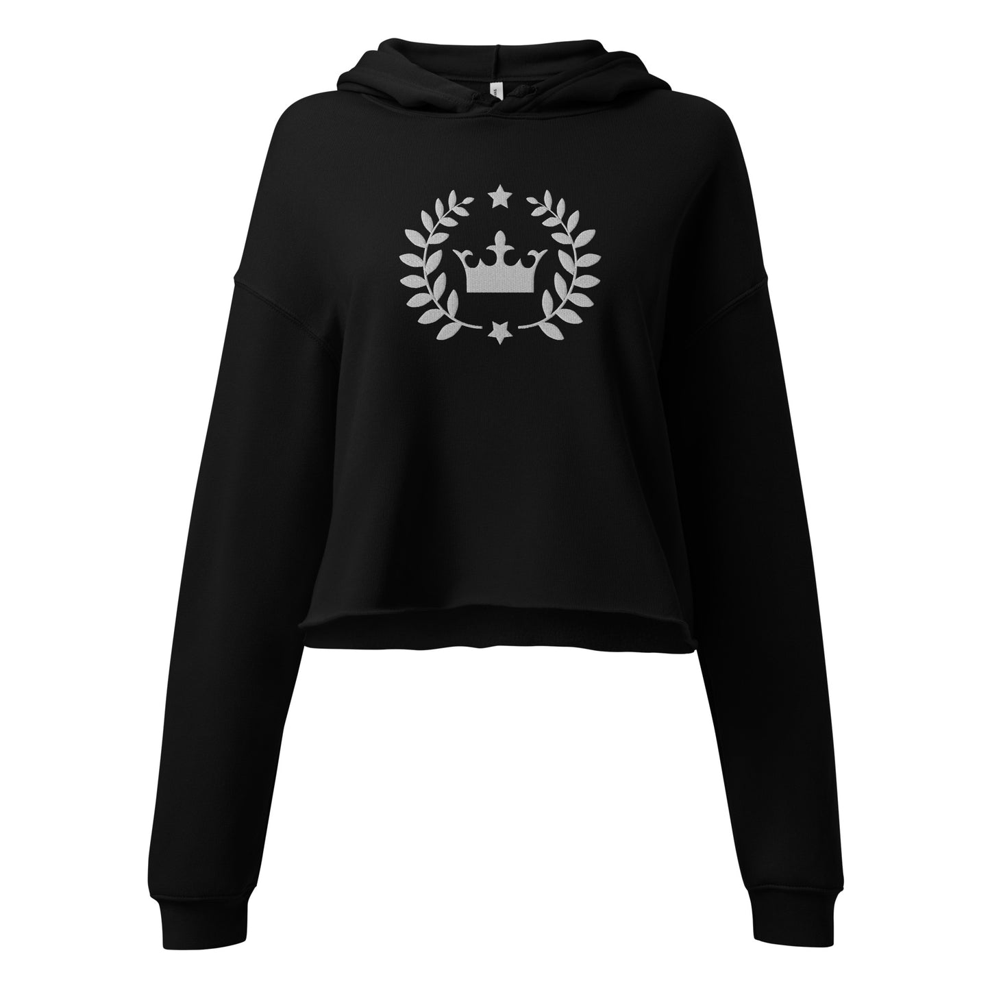 Victory Embroidered Crop Hoodie - Activewear Well