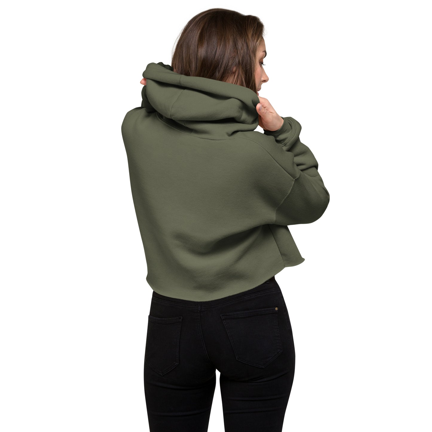 US Embroidered Crop Hoodie - Activewear Well