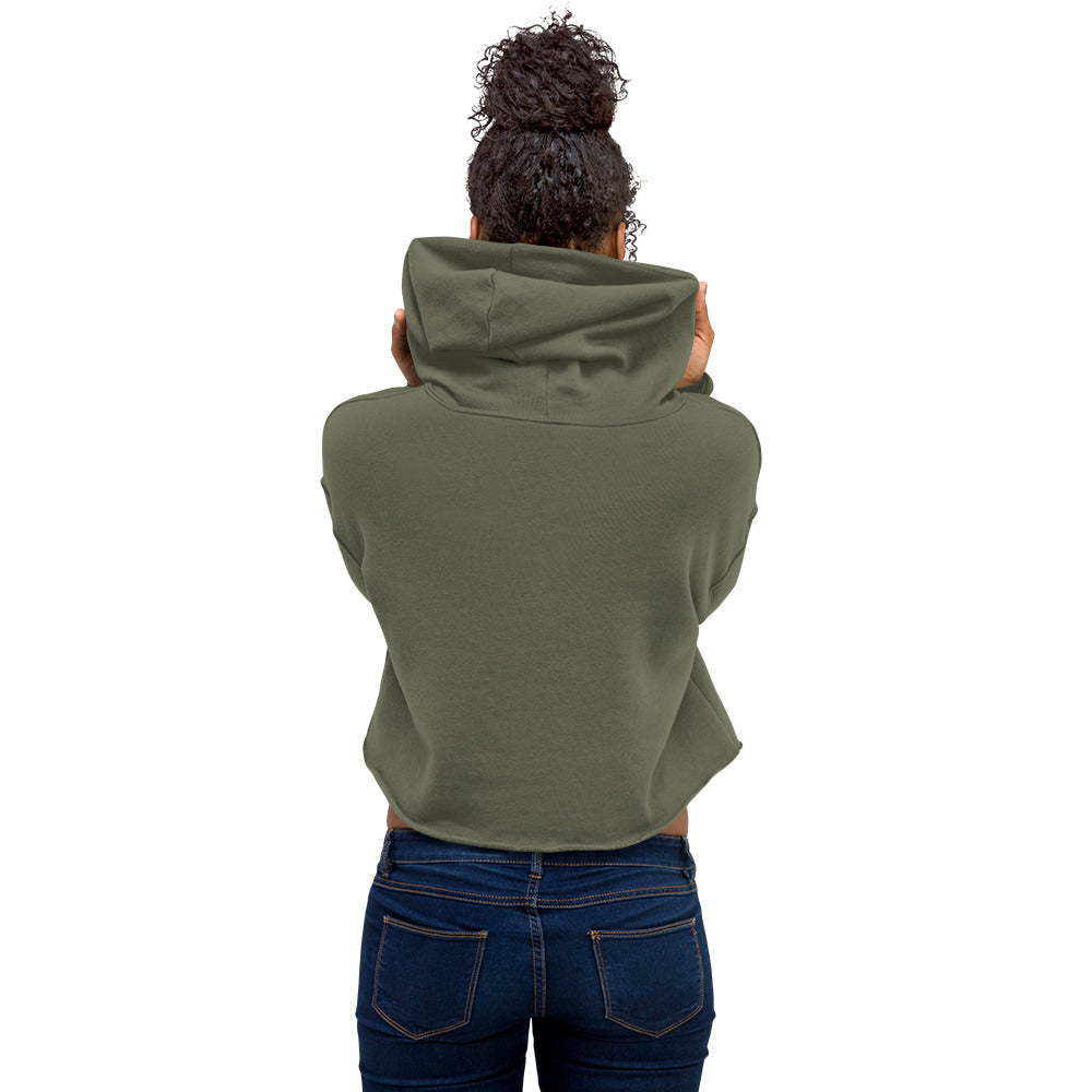 Victory Printed Crop Hoodie - Activewear Well