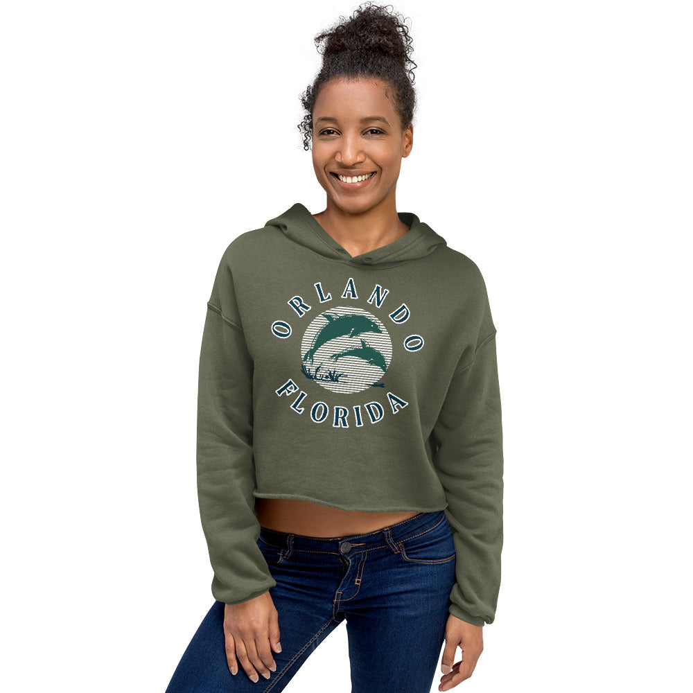 Orlando - Women's Crop Hoodie - Activewear Well