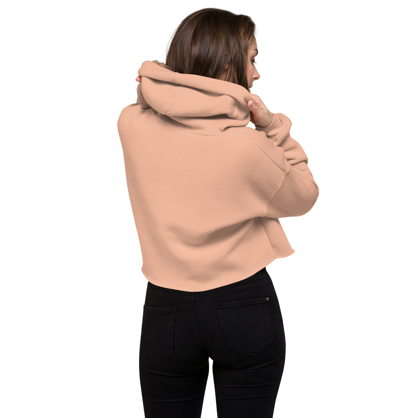 Logo Embroidered Crop Hoodie - Activewear Well