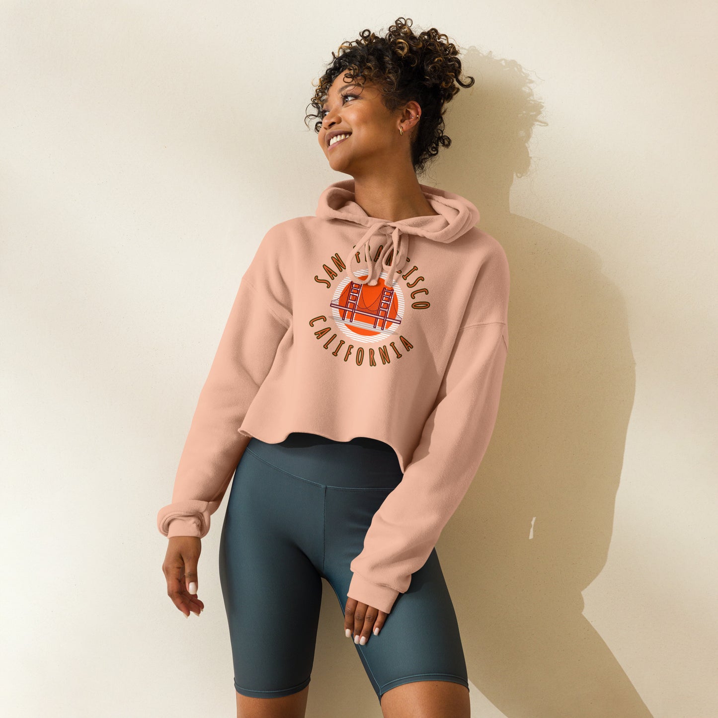 San Francisco Women's Crop Hoodie - Activewear Well