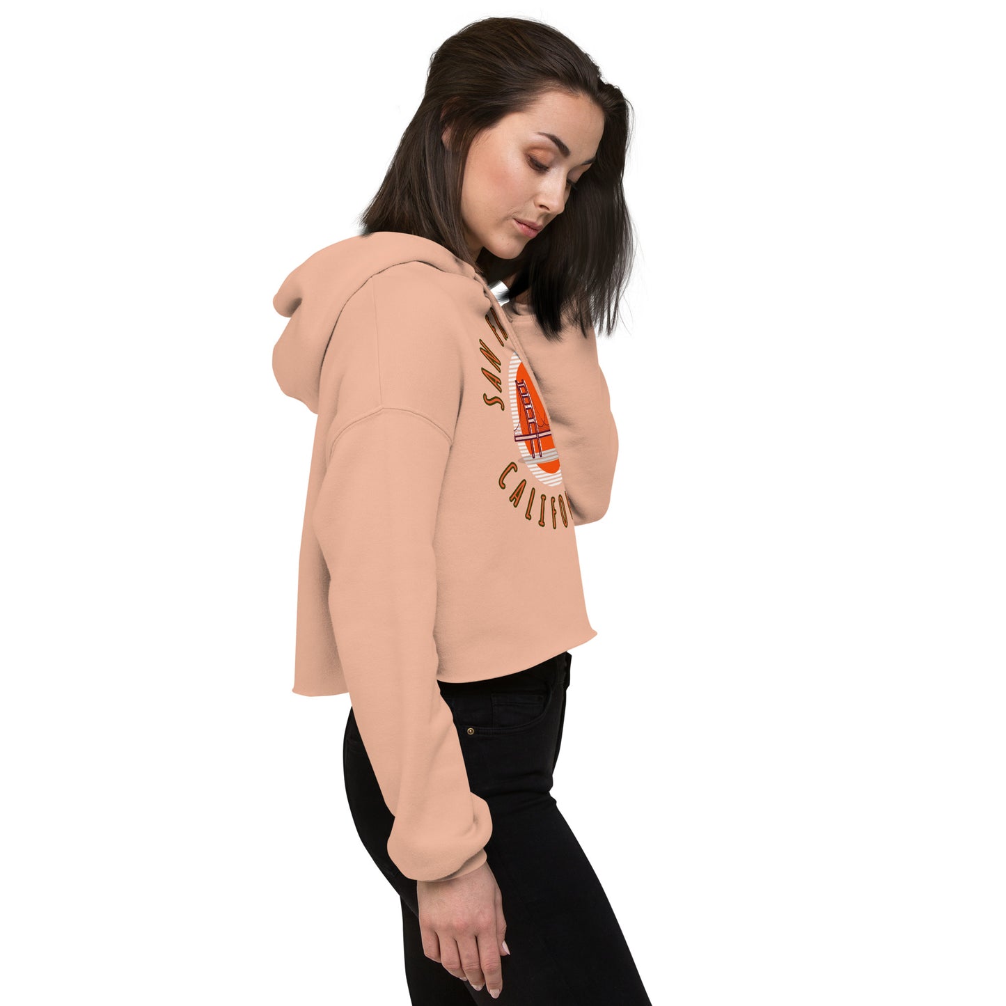 San Francisco Women's Crop Hoodie - Activewear Well