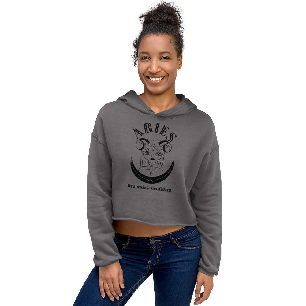 Aries Women's Crop Hoodie - Activewear Well