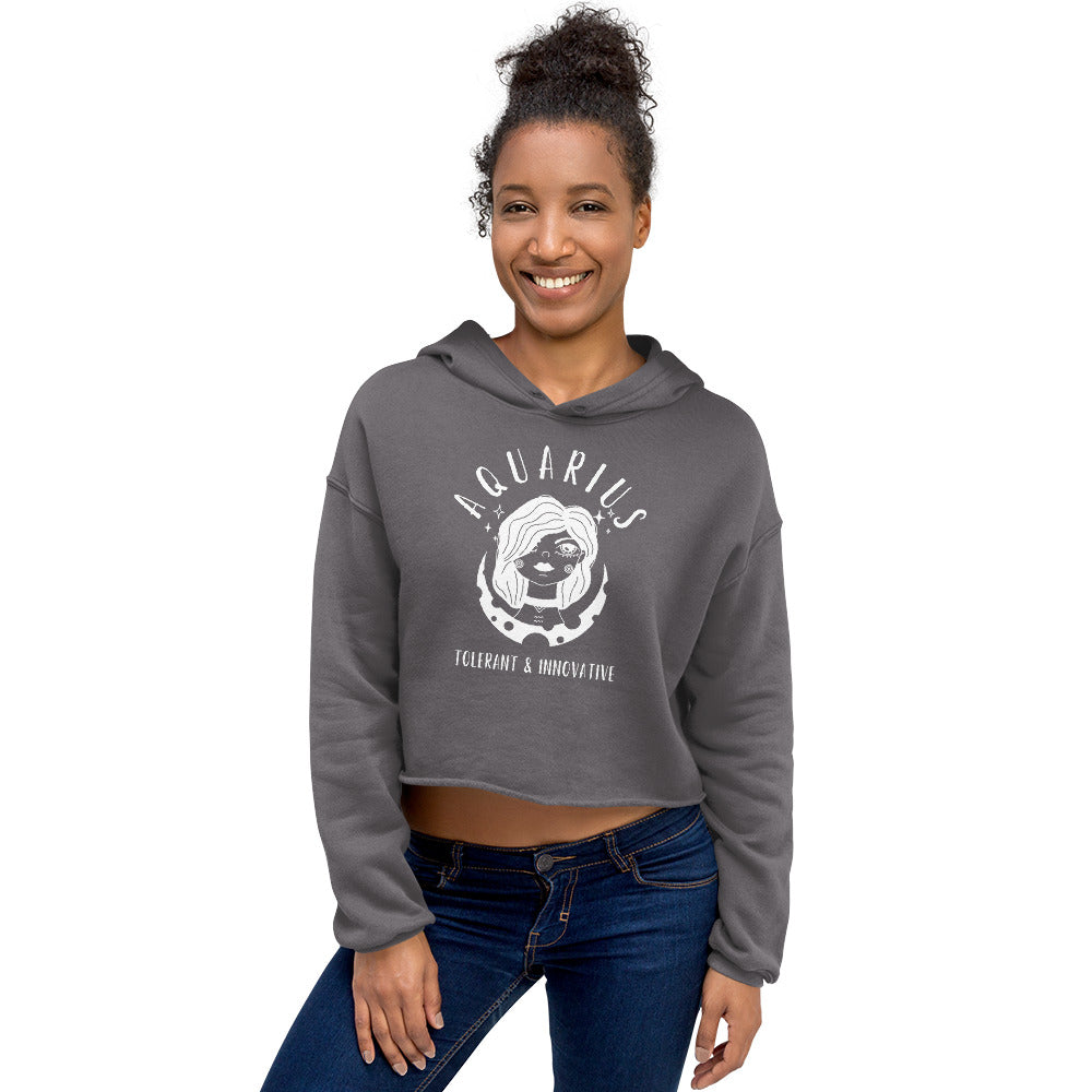 Aquarius Crop Hoodie - Activewear Well