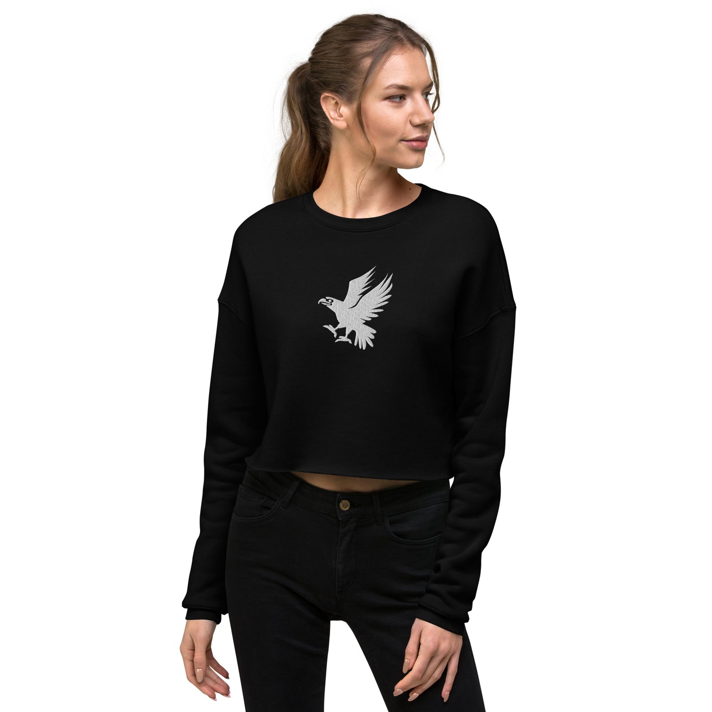 Eagle Women's Crop Sweatshirt - Activewear Well