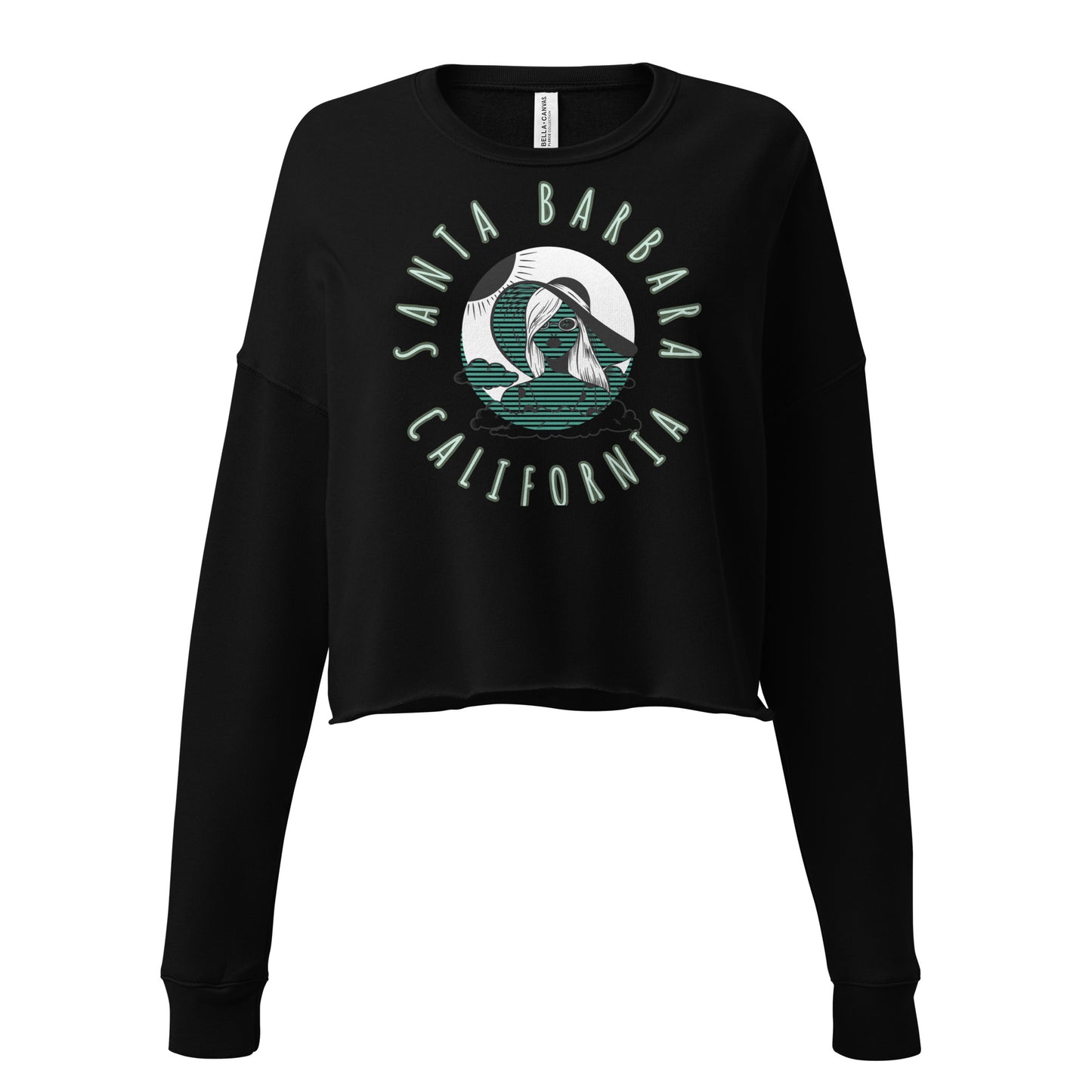 Santa Barbara Women's Crop Sweatshirt - Activewear Well