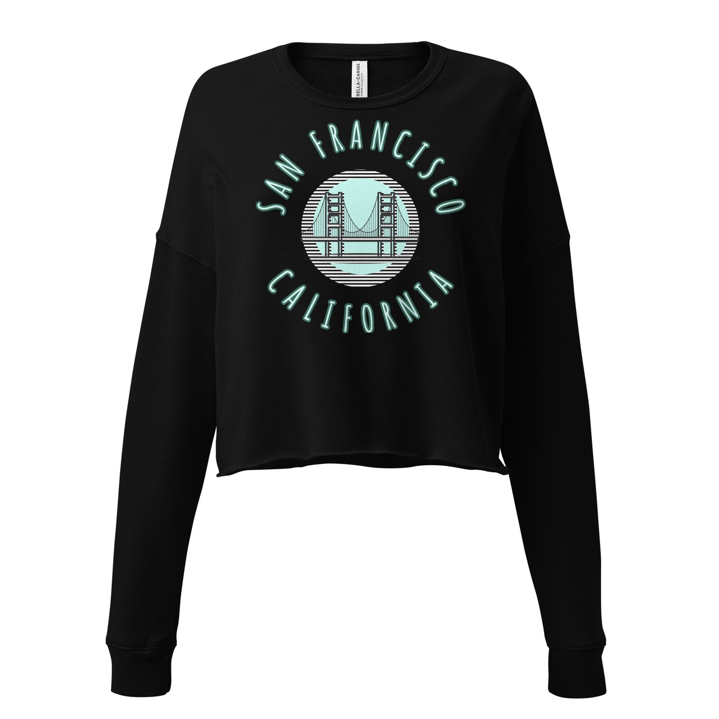San Francisco Women's Crop Sweatshirt - Activewear Well