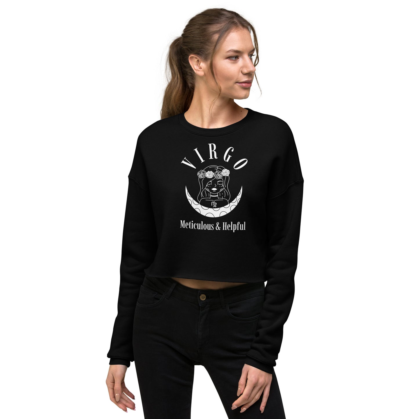 Virgo Women's Crop Sweatshirt - Activewear Well