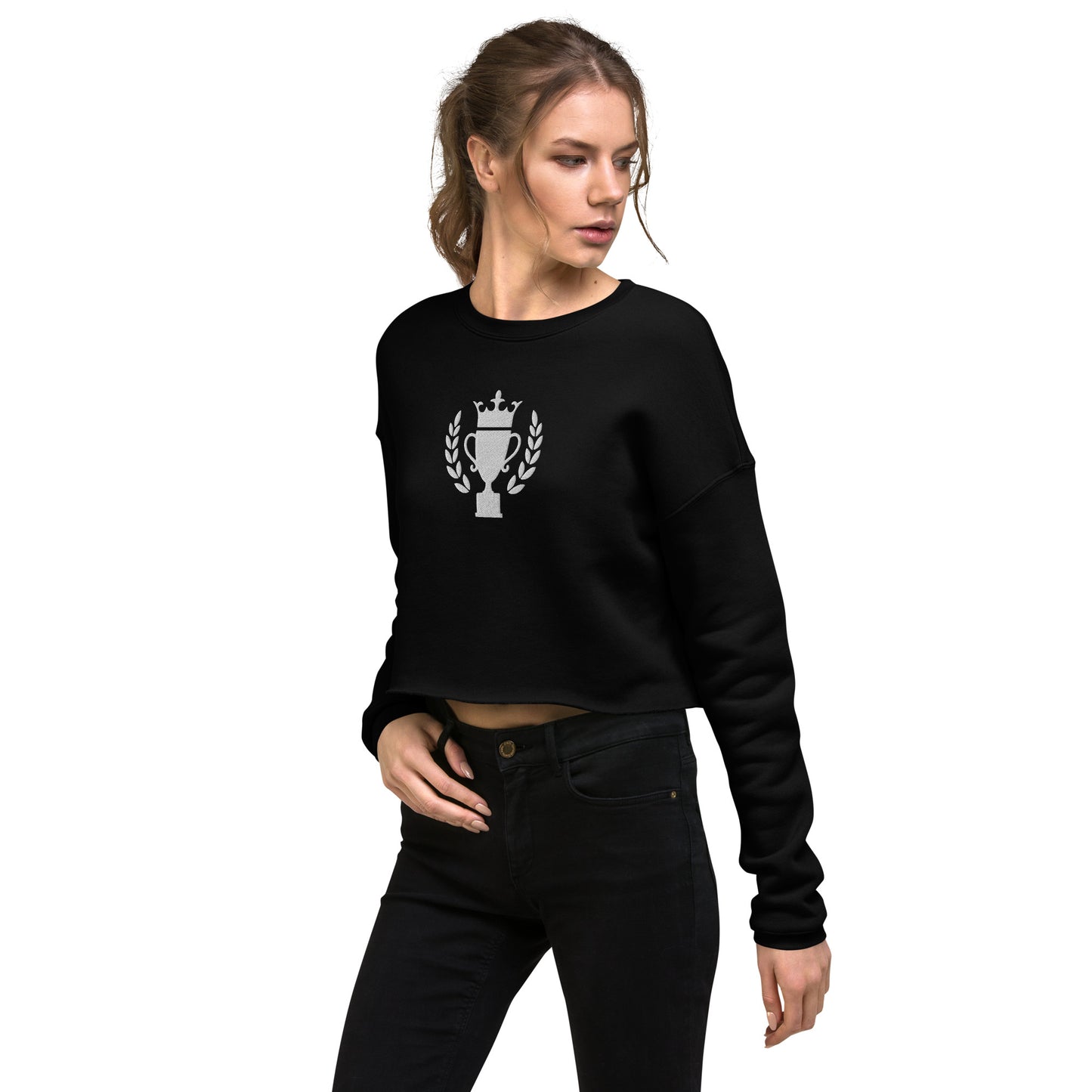 Golf Trophy Women's Crop Sweatshirt - Activewear Well