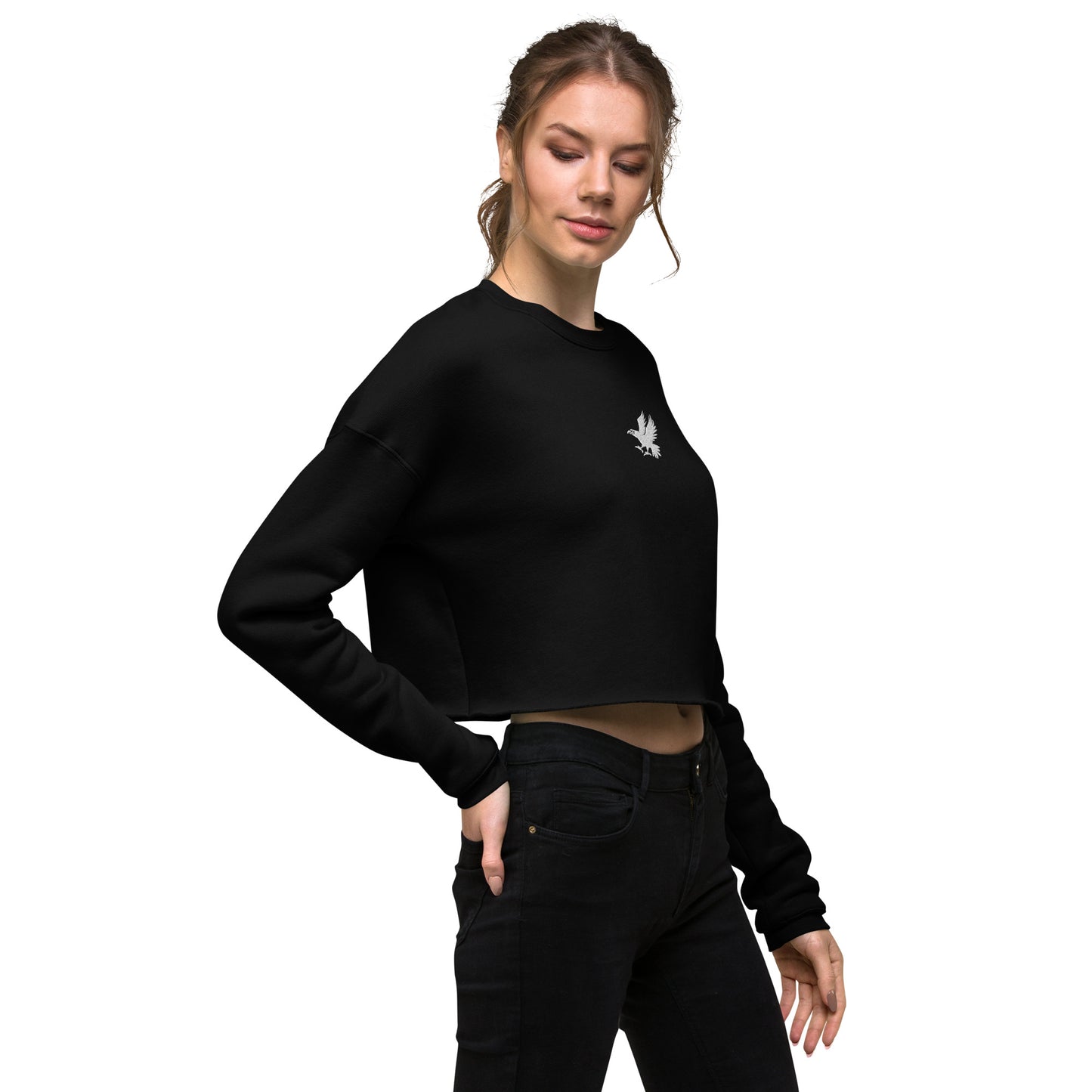 US Eagle Crop Sweatshirt - Activewear Well