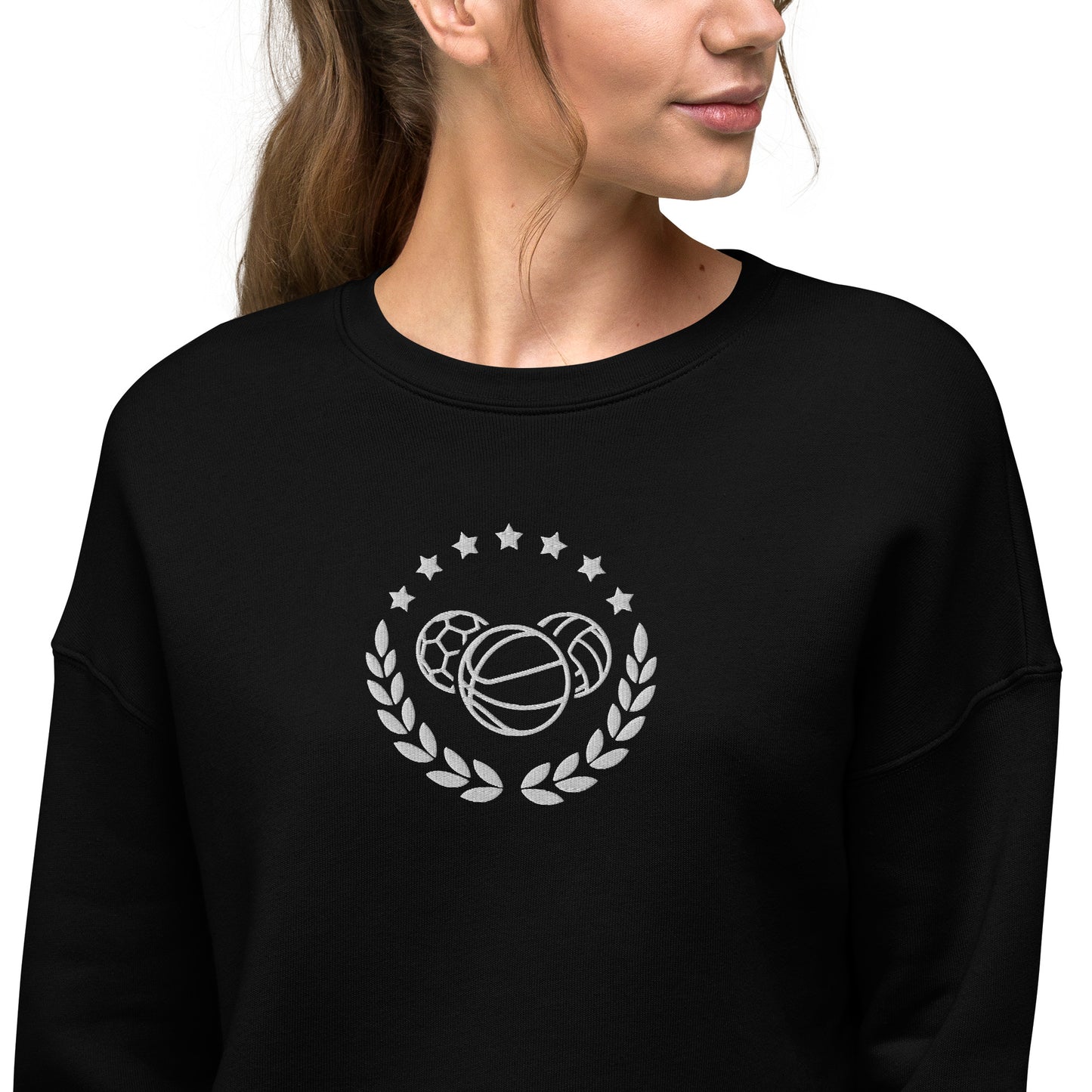 Sports Women's Crop Sweatshirt - Activewear Well