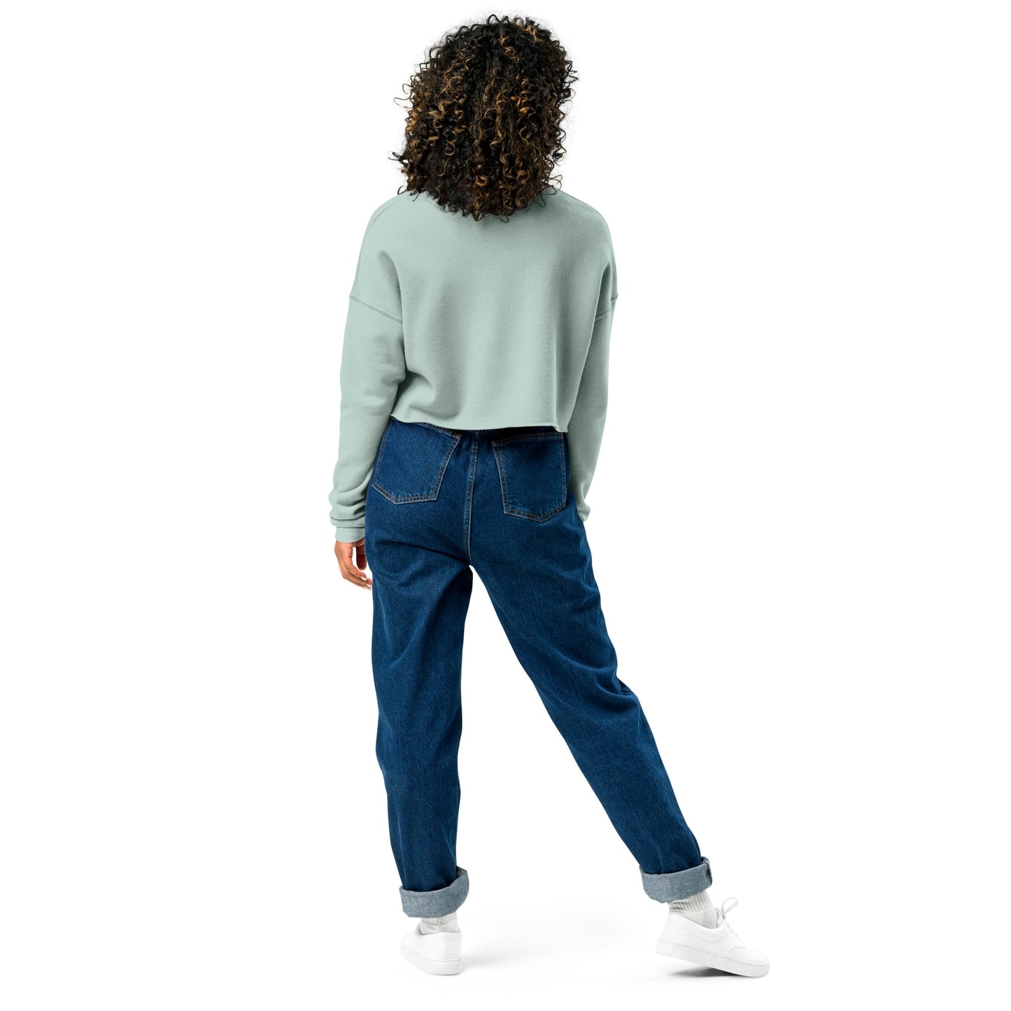American Flag Crop Sweatshirt - Activewear Well