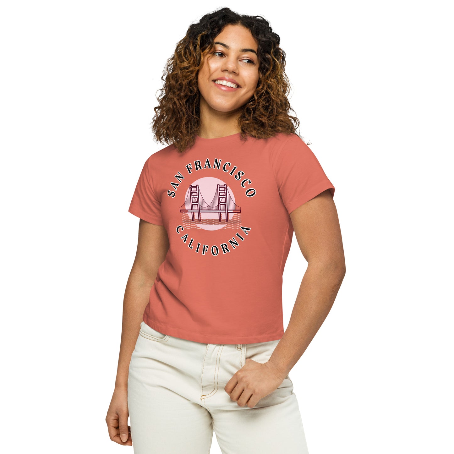 San Francisco Women’s High-Waisted T-Shirt - Activewear Well