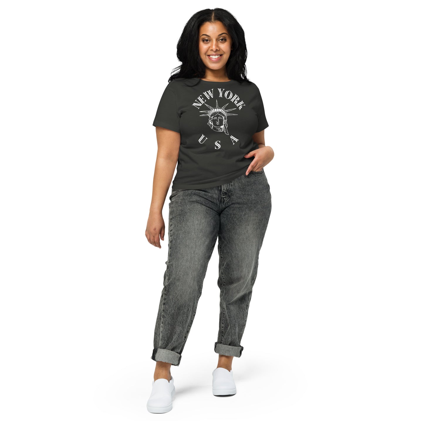 New York Women’s High-Waisted T-Shirt - Activewear Well