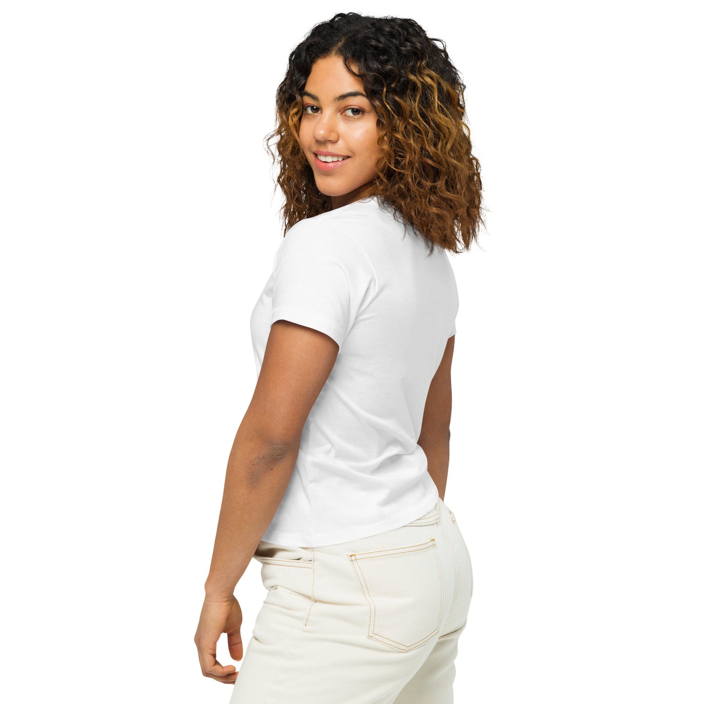 Santa Barbara Women’s High-Waisted T-Shirt - Activewear Well