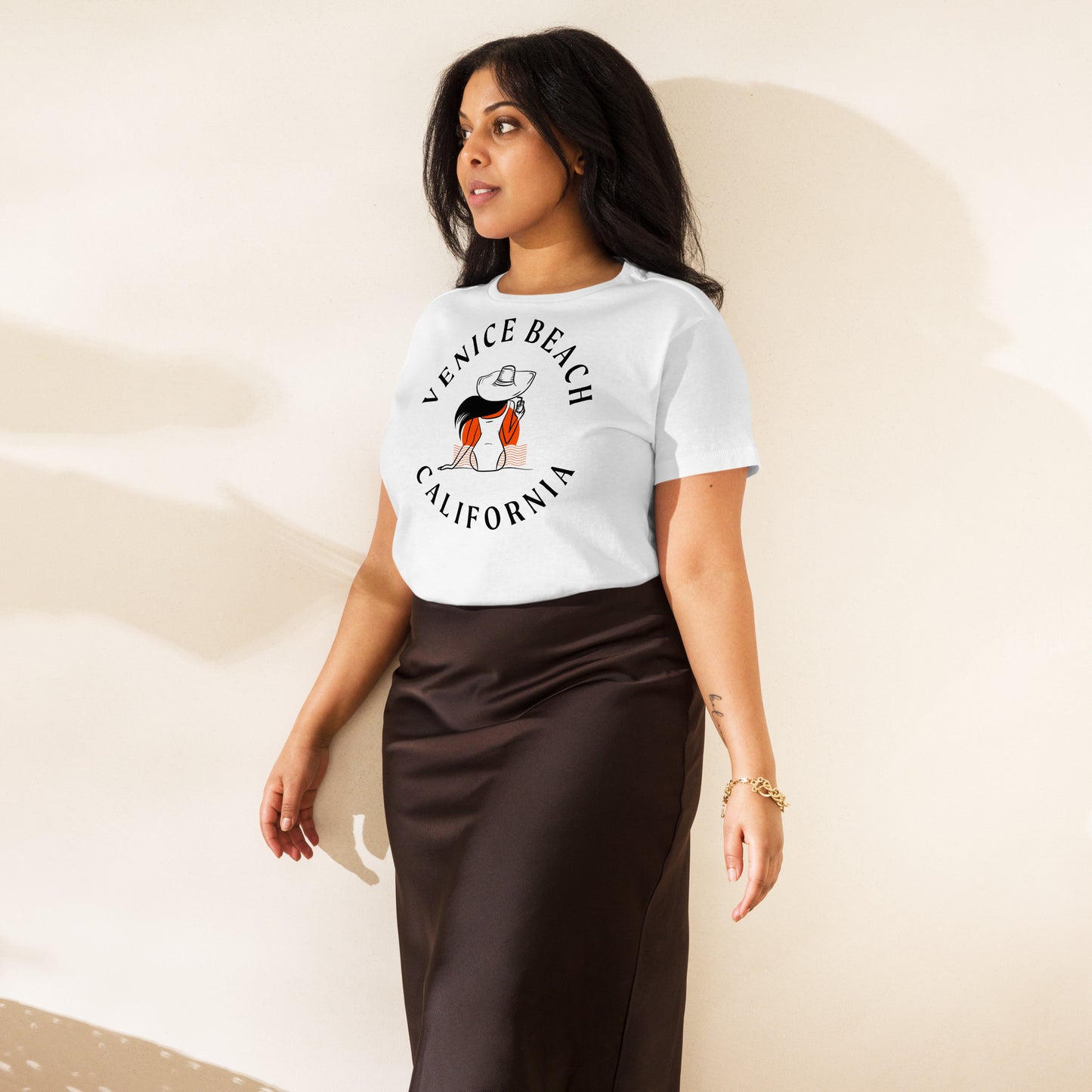 Venice Beach Women’s High-Waisted T-Shirt - Activewear Well