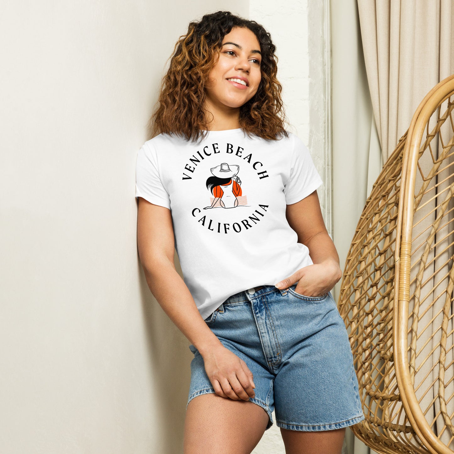 Venice Beach Women’s High-Waisted T-Shirt - Activewear Well