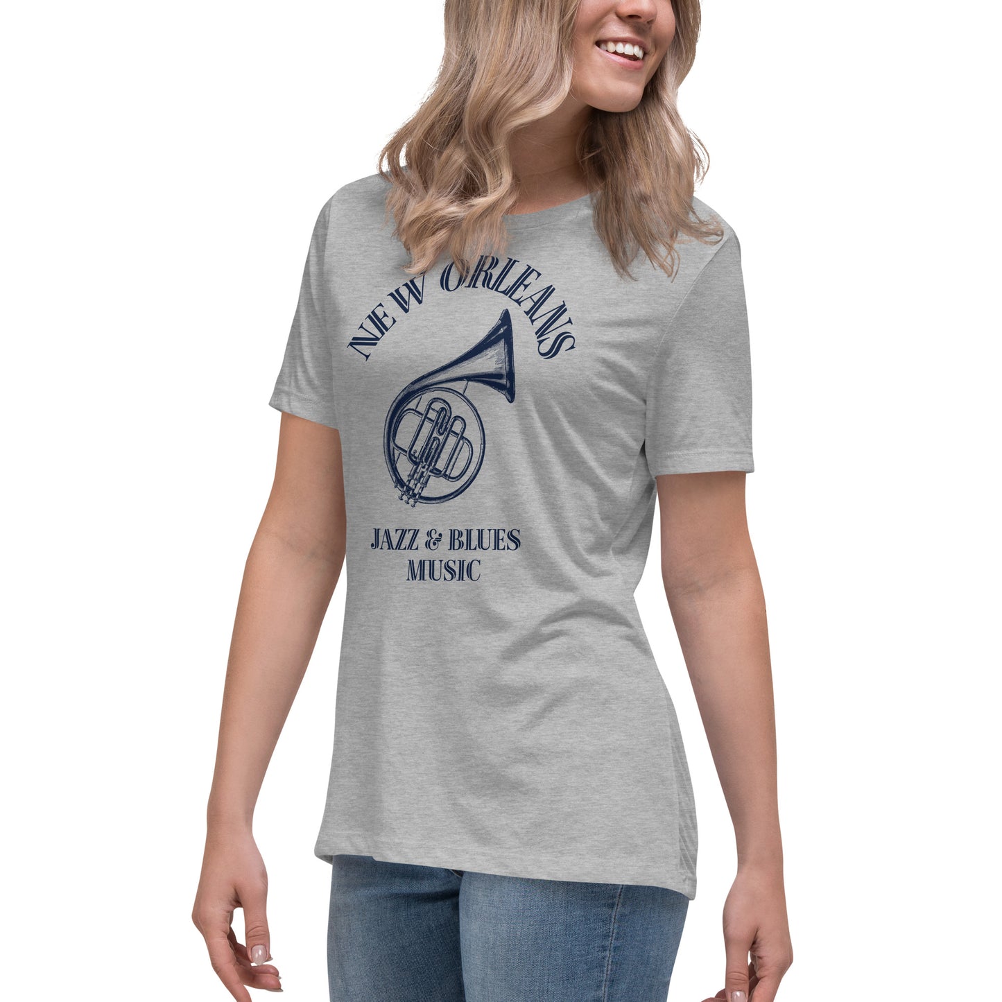 New Orleans MusicWomen's Relaxed T-Shirt - Activewear Well