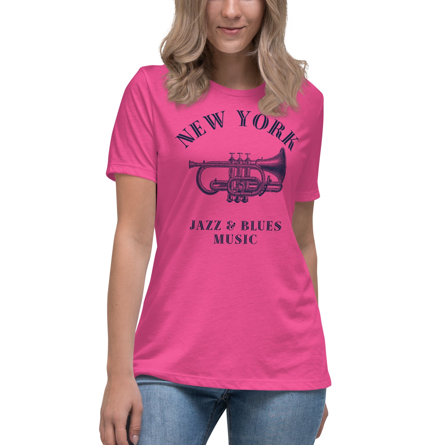 New York Women's Relaxed T-Shirt - Activewear Well
