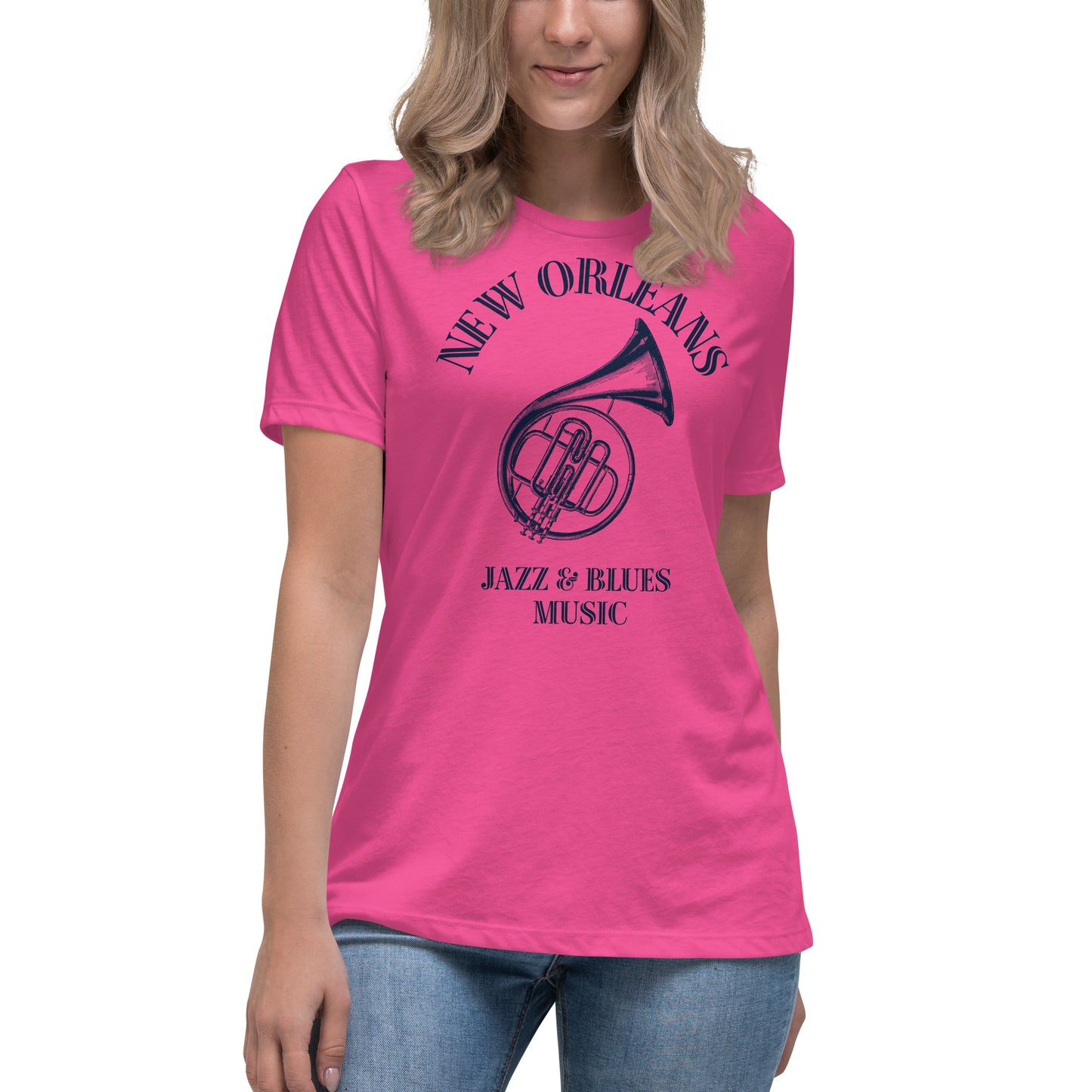 New Orleans MusicWomen's Relaxed T-Shirt - Activewear Well