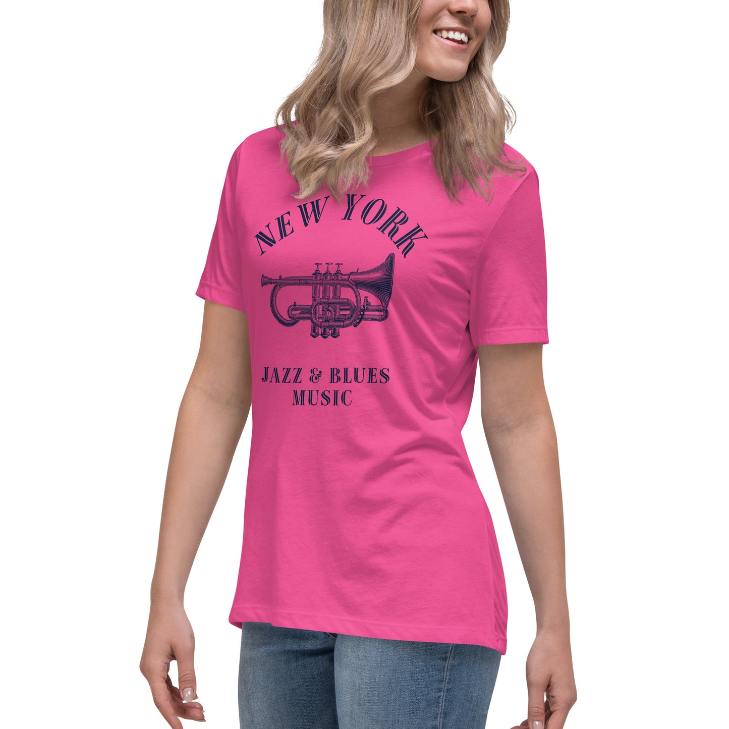 New York Women's Relaxed T-Shirt - Activewear Well