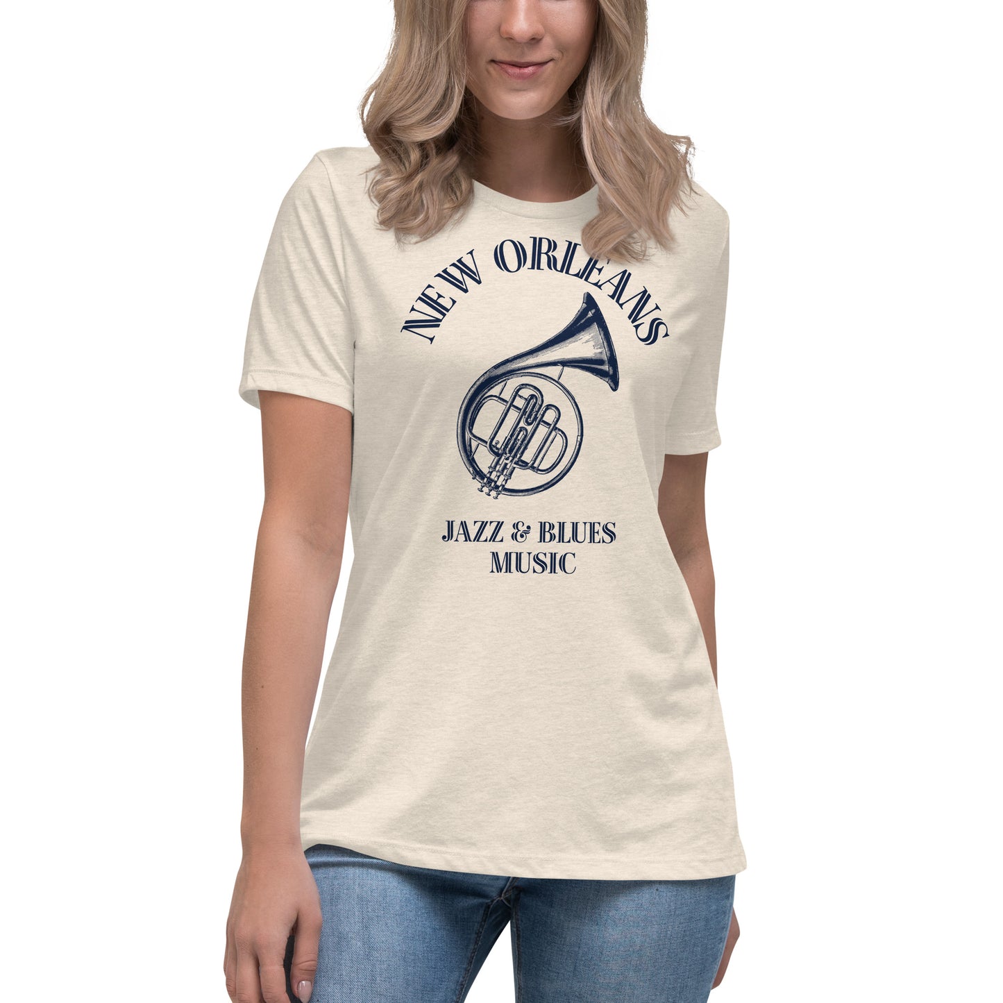 New Orleans MusicWomen's Relaxed T-Shirt - Activewear Well