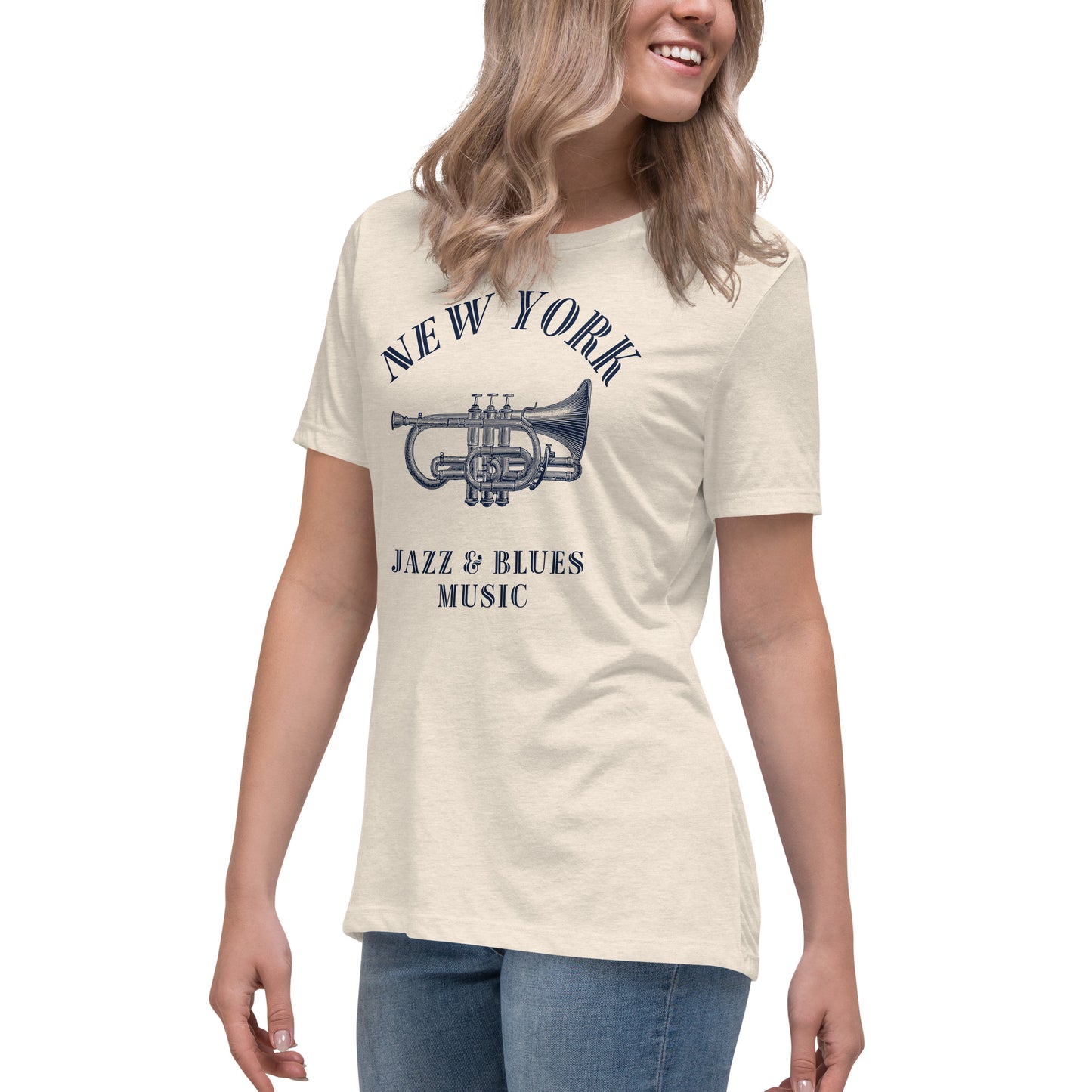 New York Women's Relaxed T-Shirt - Activewear Well