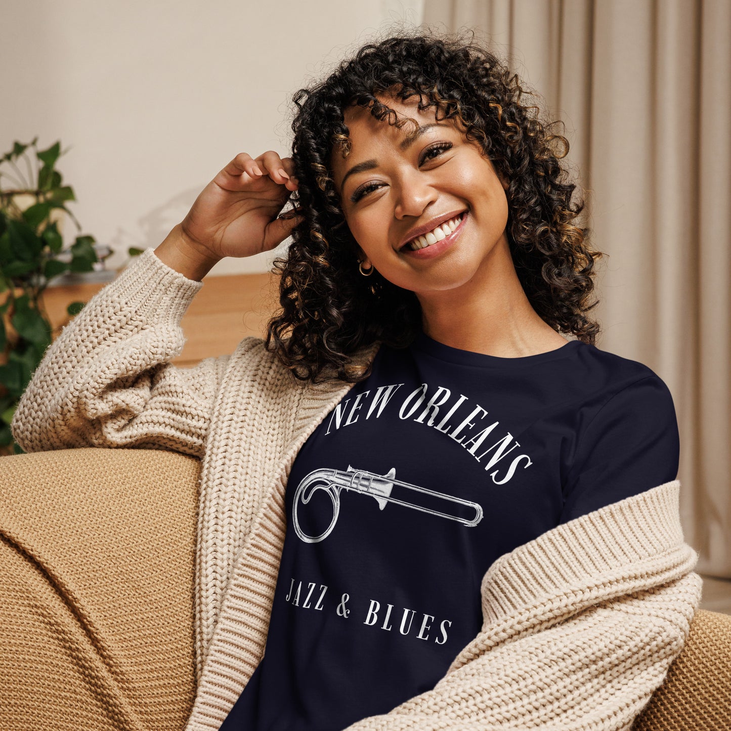 New Orleans Swing Women's Relaxed T-Shirt - Activewear Well