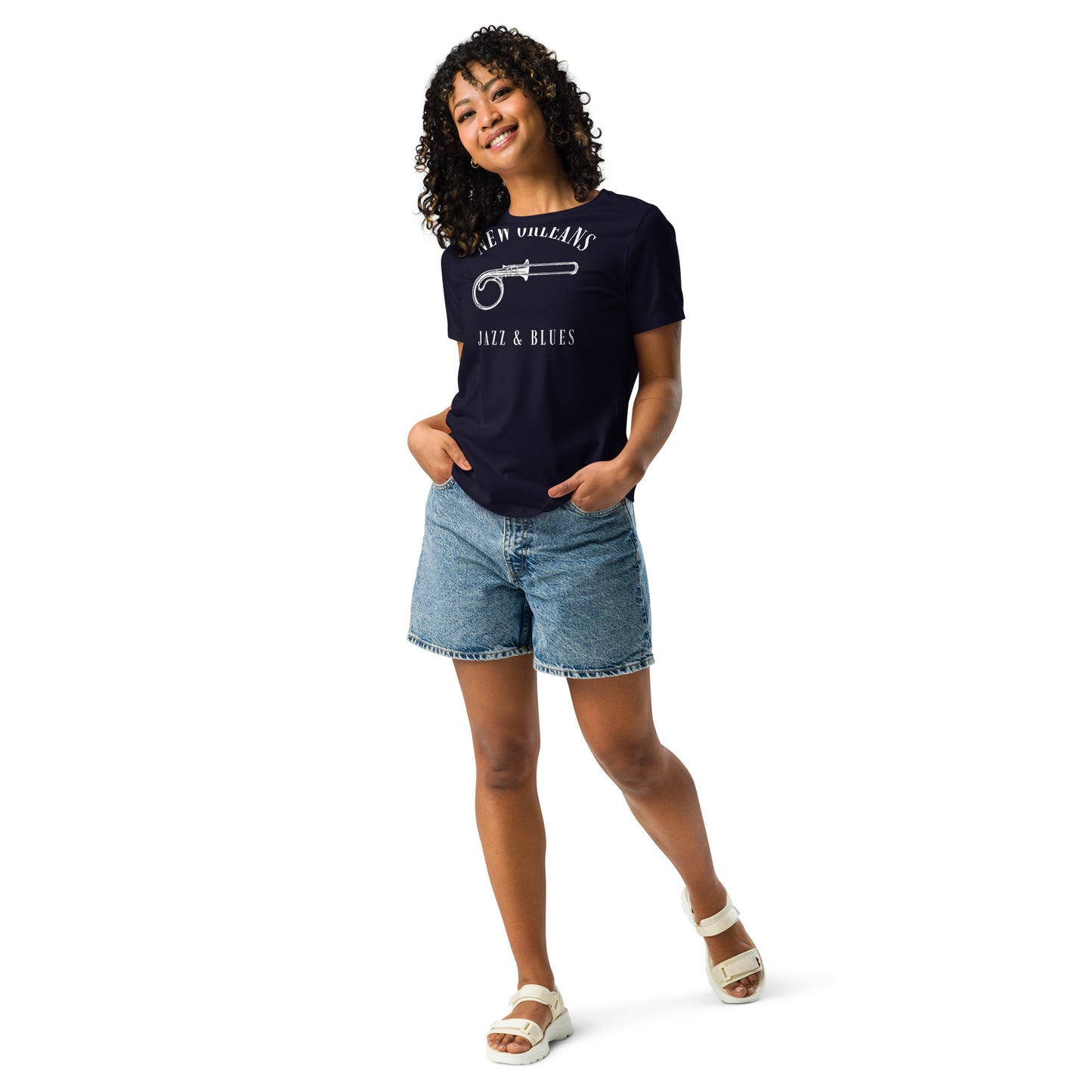 New Orleans Swing Women's Relaxed T-Shirt - Activewear Well